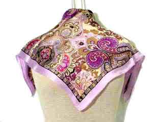 silk square scarf